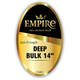 Sensationnel Empire 100% Human Hair Braids Bulk - DEEP BULK 14"